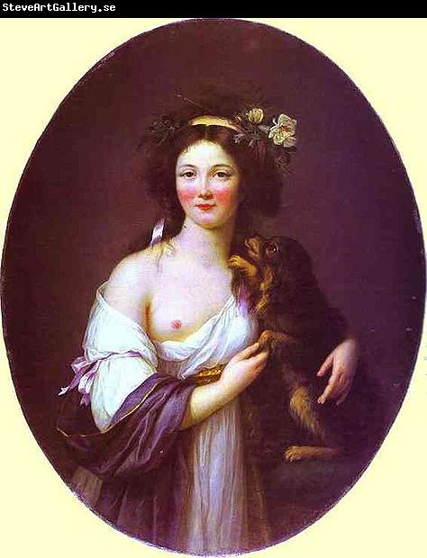 elisabeth vigee-lebrun Portrait of Mme D'Aguesseau.